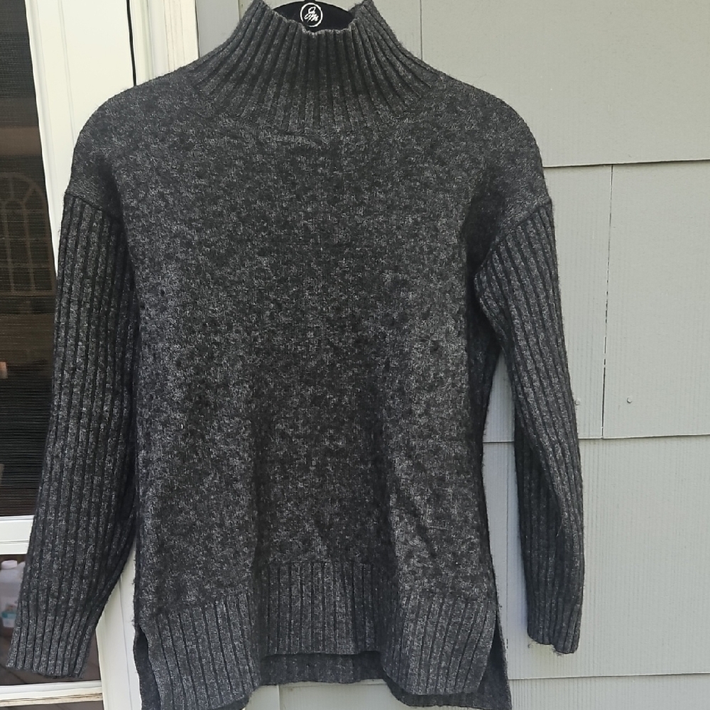 L.L. Bean Charcoal Knit Sweater